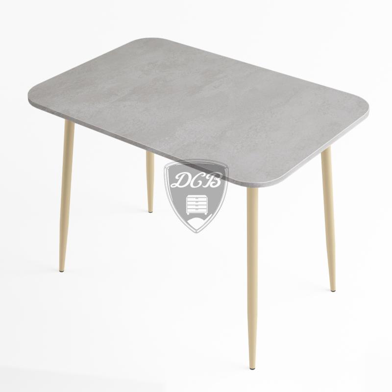 Стол обеденный фотопечать Бетон МДФ