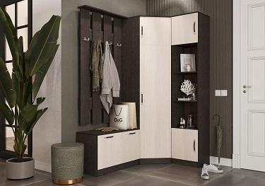 Модульная прихожая Ронда Венге цаво/Дуб белфорт