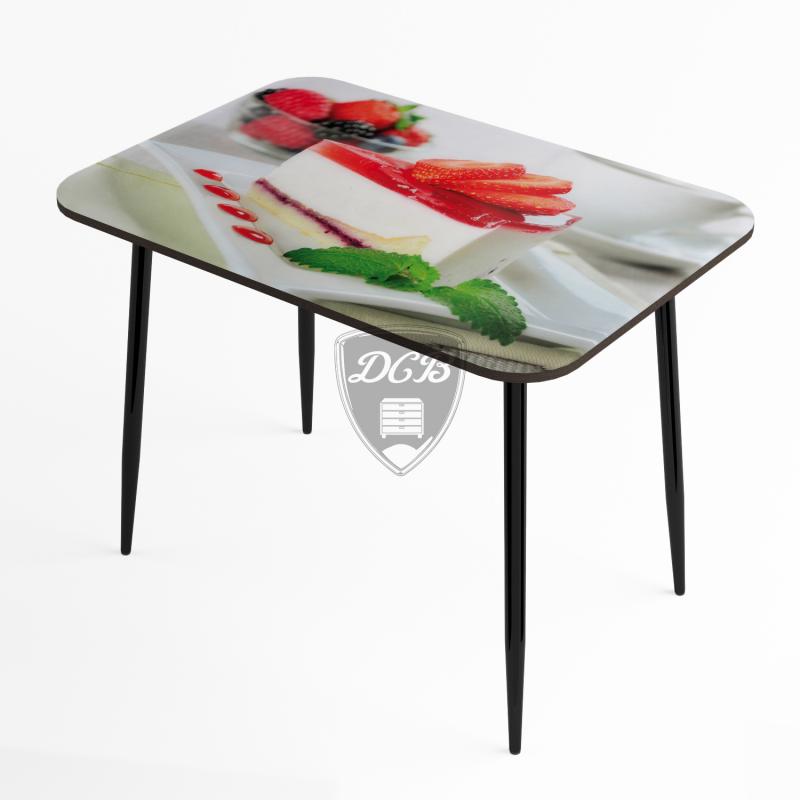 Стол обеденный стекло фотопечать Десерт