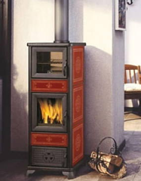 Печь с духовкой Edilkamin DAFNE BORDEAUX