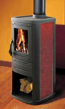 Печь Edilkamin ERIKA BORDEAUX