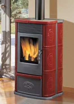 Печь Edilkamin ROSE/L ROSA AMARANTO