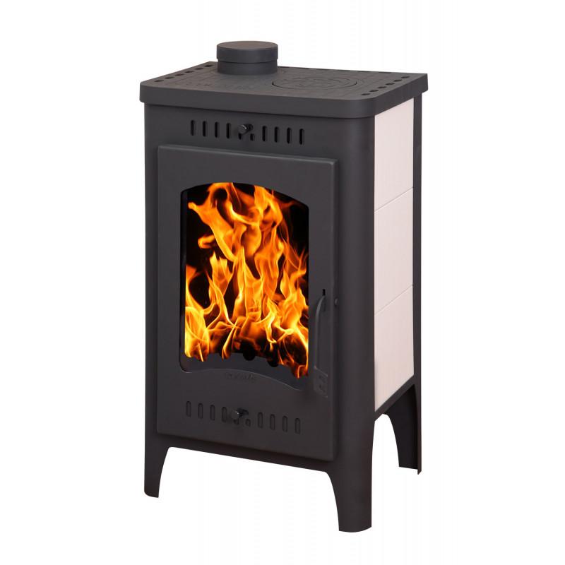 Печь-камин БАВАРИЯ "ОПТИМА" С ПЛИТОЙ ПК 049