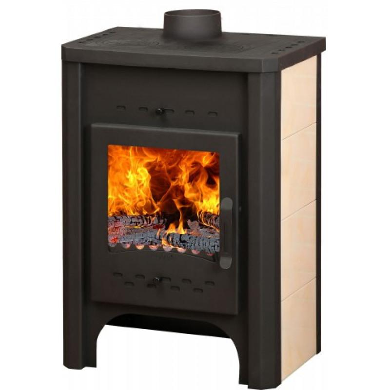 Печь-камин БАВАРИЯ С ПЛИТОЙ И ТЕПЛООБМЕННИКОМ ПК 007