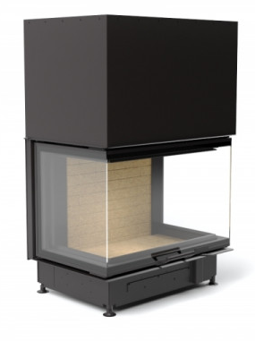 КАМИННАЯ ТОПКА АСТОВ П3С 10057 - ТОПКА ПОДОВАЯ 3 СТЕКЛА (П-ОБРАЗНАЯ) И ПОДЪЕМНЫМ МЕХАНИЗМОМ ДВЕРЦЫ