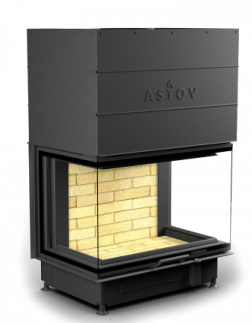 КАМИННАЯ ТОПКА АСТОВ П3С 8457 - ТОПКА ПОДОВАЯ С ПРЯМЫМ СТЕКЛОМ И ПОДЪЕМНЫМ МЕХАНИЗМОМ ДВЕРЦЫ