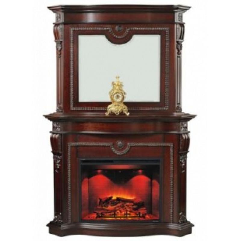 Электрокамины Каминокомплект Alex Bauman Idyll J-33 FIX с зеркалом