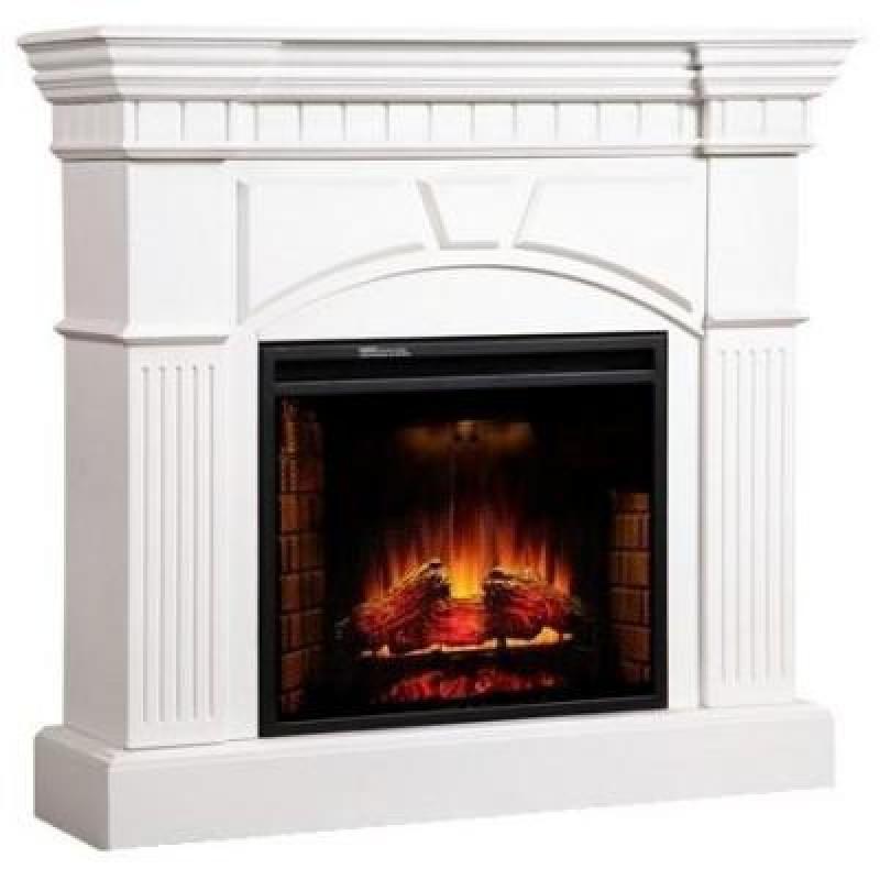 Электрокамины Каминокомплект Alex Bauman Sherwood Ps 24FX белый