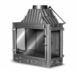 Каминная топка KAW-MET W3 Dual (трехсторонняя)