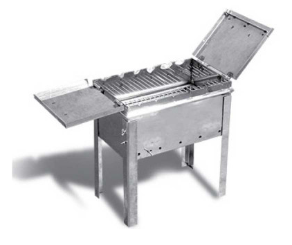 Мангал из нержавеющей стали "Мангал-коптильня Малый"