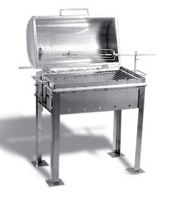 Мангал из нержавеющей стали "Ларец-коптильня Большой"