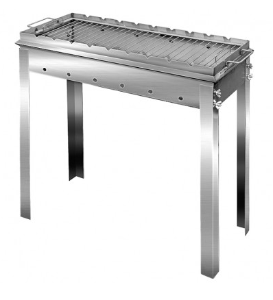 Мангал из нержавеющей стали "Разборный Большой 3мм"