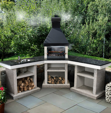 БАРБЕКЮ ANORA L СТОЛ+МОЙКА