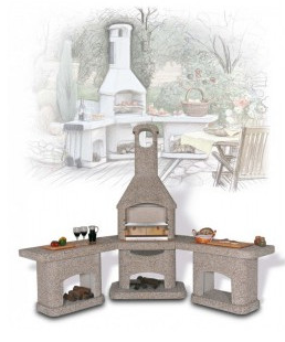 Барбекю ATLAS угловой (Norman)