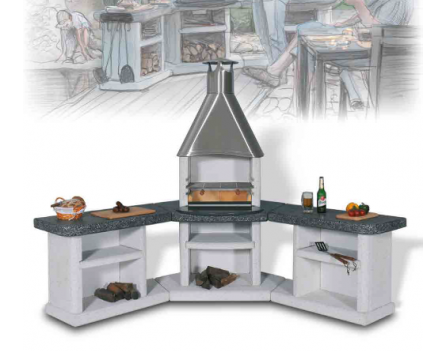 Барбекю AVANTA EXCLUSIV угловой (Norman)