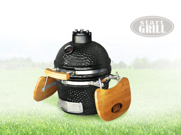 Керамический гриль-барбекю «NOVOFLAME» 12 дюймов (зеленый) (31см)