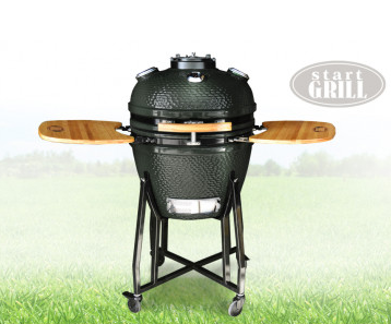 Керамический гриль-барбекю с окошком «NOVOFLAME» 22 дюйма (57см)