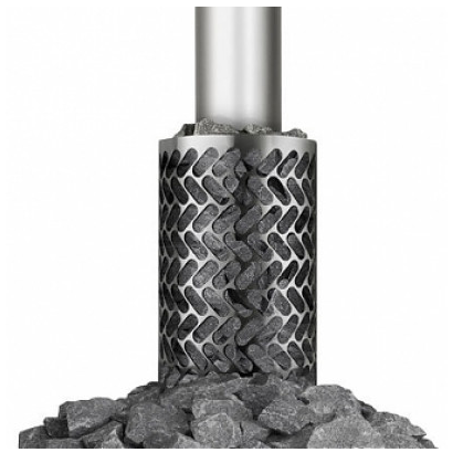 СЕТЧАТЫЙ КОЖУХ НА ТРУБУ ДЛЯ КАМНЕЙ (NARVI)