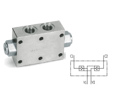 ГИДРОЗАМКИ ДВУХСТОРОННИЕ ФЛАНЦЕВОГО МОНТАЖА VBPDE FL