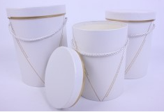 Коробка(W94) Цилиндр Перламутр 3в1