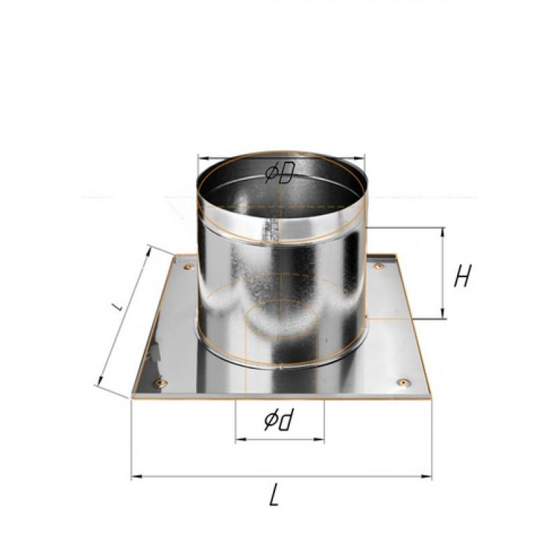 Потолочно-проходной узел ∅200 (430, 0.5)