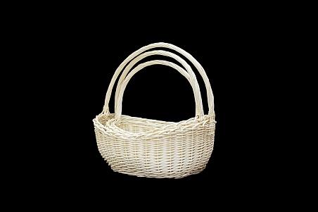 Корзины ивовые №5781 (набор овальный из 3шт)