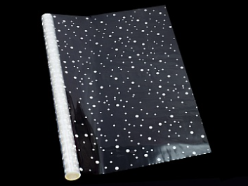 Пленка рисованная Горох без каймы (70см/400гр)