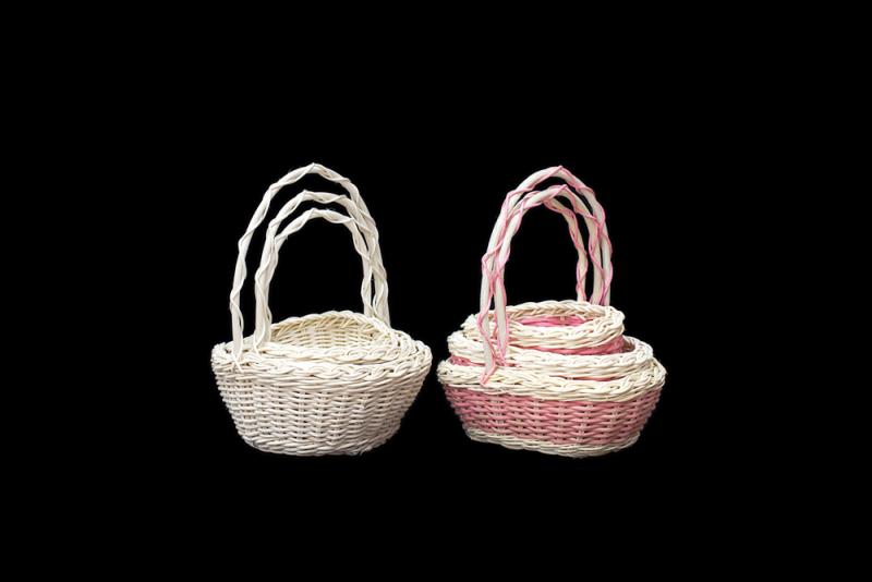 Набор ротанговый круглый с маленькой тонкой ручкой (3шт/уп) DD2315/3