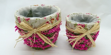 BH17C278 Набор кашпо Круглые (2шт/уп)