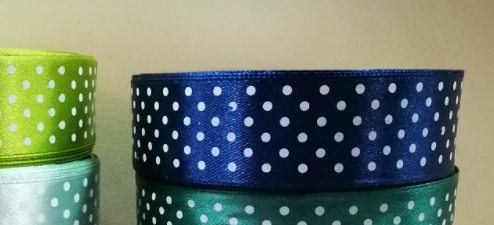 Лента АТЛАС Горох 2,5см*25ярд.