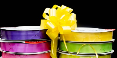 Лента Италия банты на катушке 30мм (35шт)