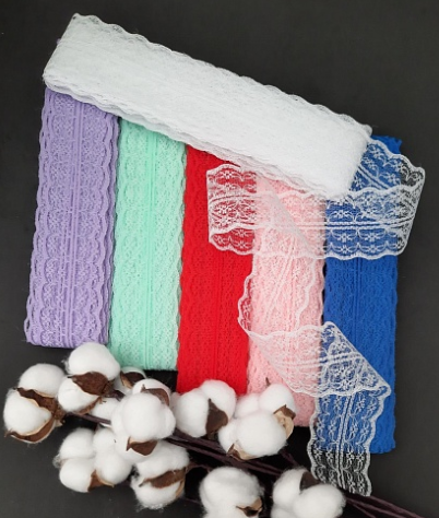 Лента капрон тонкое кружево 4,5см*10м