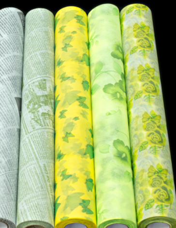 Фетр с рисунком Вьюнок 50см х 19м