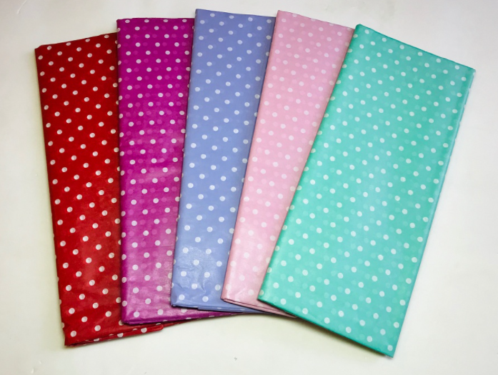 Бумага ТИШЬЮ ГОРОХ 66*50см (10л/уп)