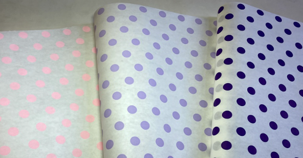 Крафт белый Конфетти (70см/400гр)