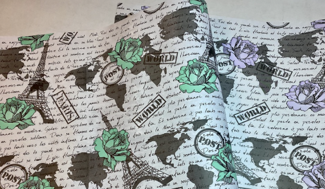 Крафт белый Николь (70см/400гр)