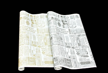 Крафт белый Газета+Фото (70см/400гр)