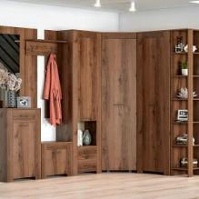 Модульная Прихожая Квадро дуб делано темный