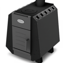 Дровяные отопительно-варочные печи для дома и дачи Комбат 150