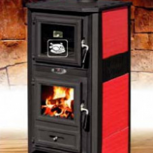 Отопительная печь для дачи с духовым шкафом AMBASADOR R (Амбасадор Р)