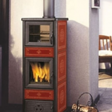 Печь с духовкой Edilkamin DAFNE BORDEAUX