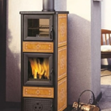 Печь с духовкой Edilkamin DAFNE CUOIO