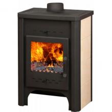 Печь-камин БАВАРИЯ С ПЛИТОЙ И ТЕПЛООБМЕННИКОМ ПК 007