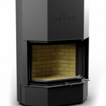 КАМИННАЯ ТОПКА ПП 8857 - ПОДОВАЯ ТОПКА С ПРИЗМАТИЧЕСКИМ СТЕКЛОМ И ПОДЪЕМНЫМ МЕХАНИЗМОМ ДВЕРЦЫ