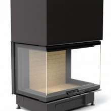 КАМИННАЯ ТОПКА АСТОВ П3С 10057 - ТОПКА ПОДОВАЯ 3 СТЕКЛА (П-ОБРАЗНАЯ) И ПОДЪЕМНЫМ МЕХАНИЗМОМ ДВЕРЦЫ