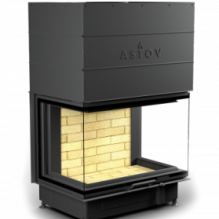 КАМИННАЯ ТОПКА АСТОВ К3С 8457 - ТОПКА КОЛОСНИКОВАЯ 3 СТЕКЛА (П-ОБРАЗНАЯ) И ПОДЪЕМНЫМ МЕХАНИЗМОМ ДВЕРЦЫ