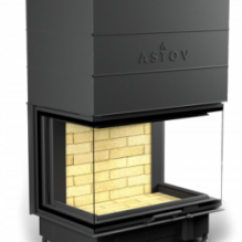 КАМИННАЯ ТОПКА АСТОВ П3С 8457 - ТОПКА ПОДОВАЯ С ПРЯМЫМ СТЕКЛОМ И ПОДЪЕМНЫМ МЕХАНИЗМОМ ДВЕРЦЫ