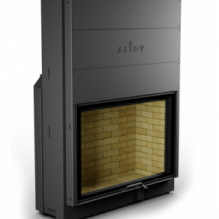 КАМИННАЯ ТОПКА АСТОВ ПС 12080 - ТОПКА ПОДОВАЯ С ПРЯМЫМ СТЕКЛОМ И ПОДЪЕМНЫМ МЕХАНИЗМОМ ДВЕРЦЫ