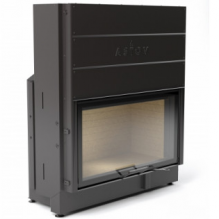 КАМИННАЯ ТОПКА АСТОВ ПС 10057 - ТОПКА ПОДОВАЯ С ПРЯМЫМ СТЕКЛОМ И ПОДЪЕМНЫМ МЕХАНИЗМОМ ДВЕРЦЫ