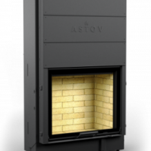 КАМИННАЯ ТОПКА АСТОВ ПС 7363 - ТОПКА ПОДОВАЯ С ПРЯМЫМ СТЕКЛОМ И ПОДЪЕМНЫМ МЕХАНИЗМОМ ДВЕРЦЫ